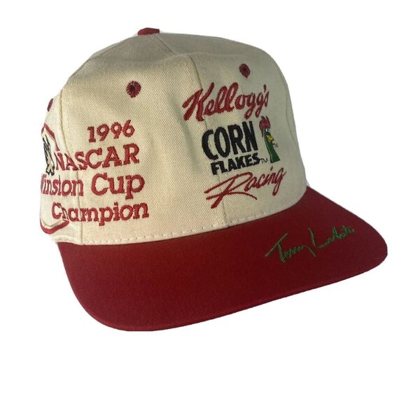 Vtg Snapback Hat w Pins 1996 Nascar Winston Cup Terry LaBonte Chase Kelloggs